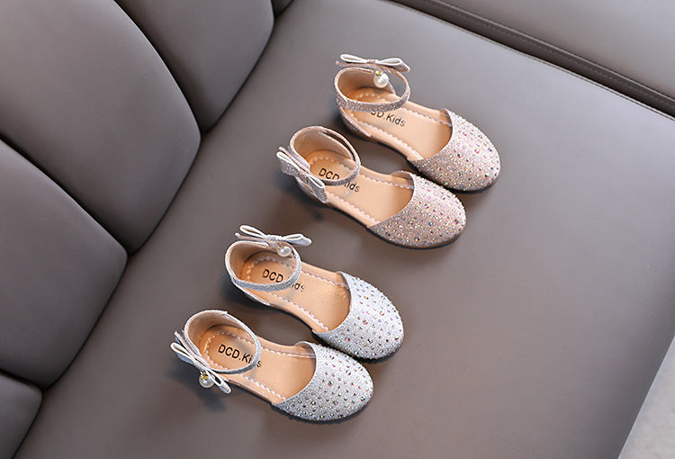 Girls' Ankle Strap Flats