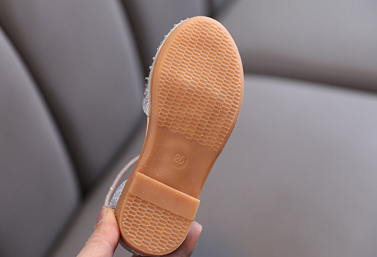 Girls' Ankle Strap Flats