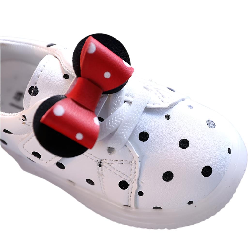 LED Light-up Children's Shoes with Bow Details