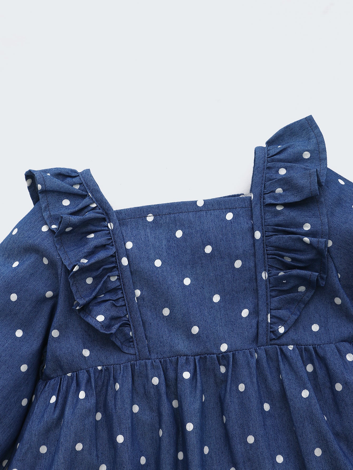 Polka Dot Blue Dress