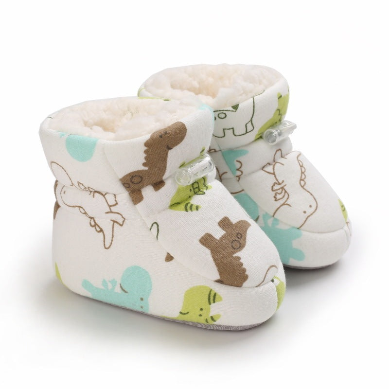 Winter Graffiti Soft Plush Boots