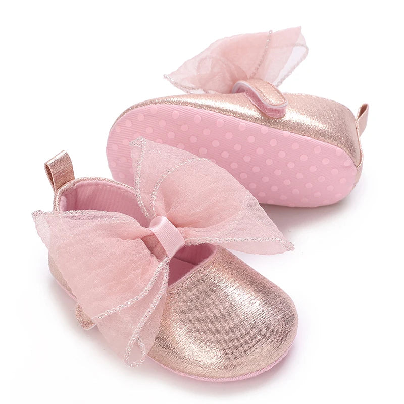 Baby Girl Bow Ballet Shoes