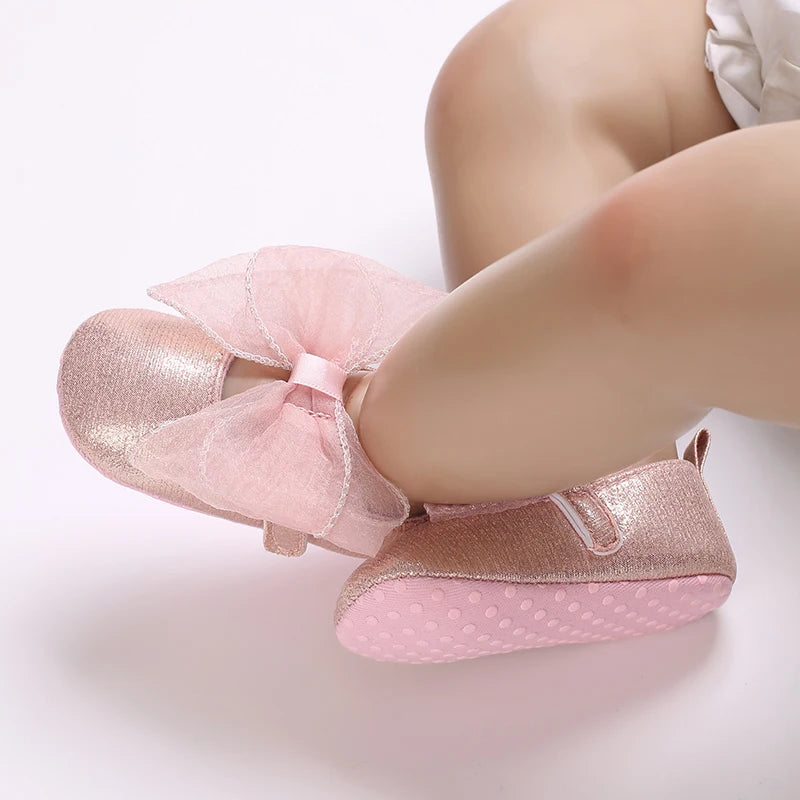 Baby Girl Bow Ballet Shoes