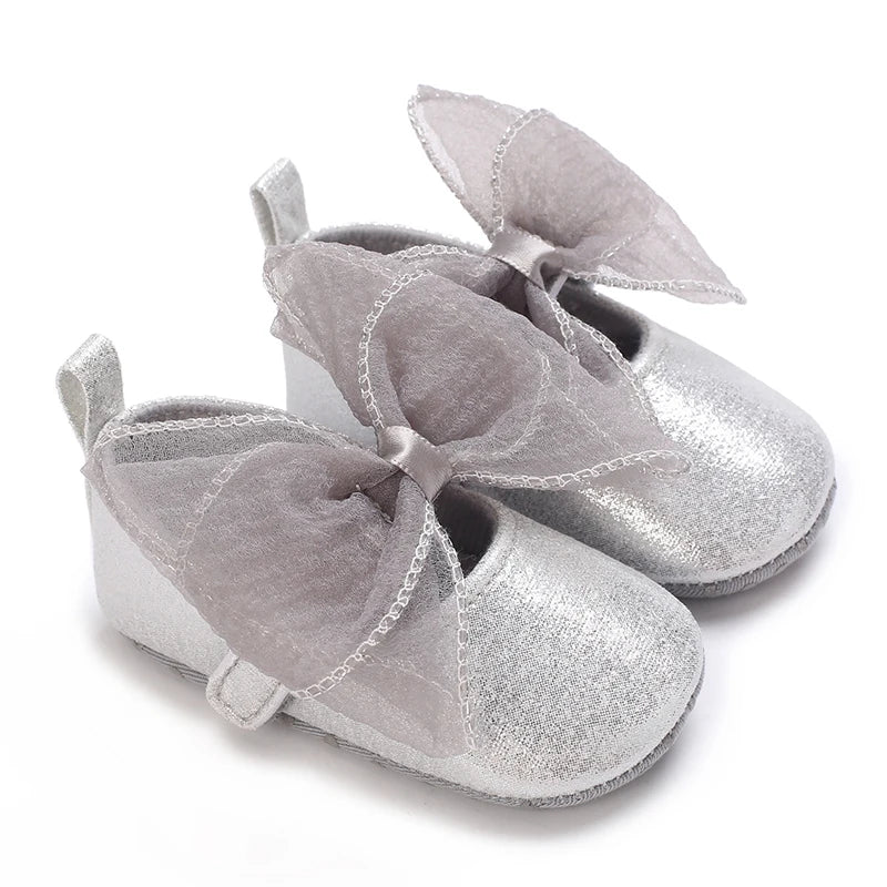 Baby Girl Bow Ballet Shoes
