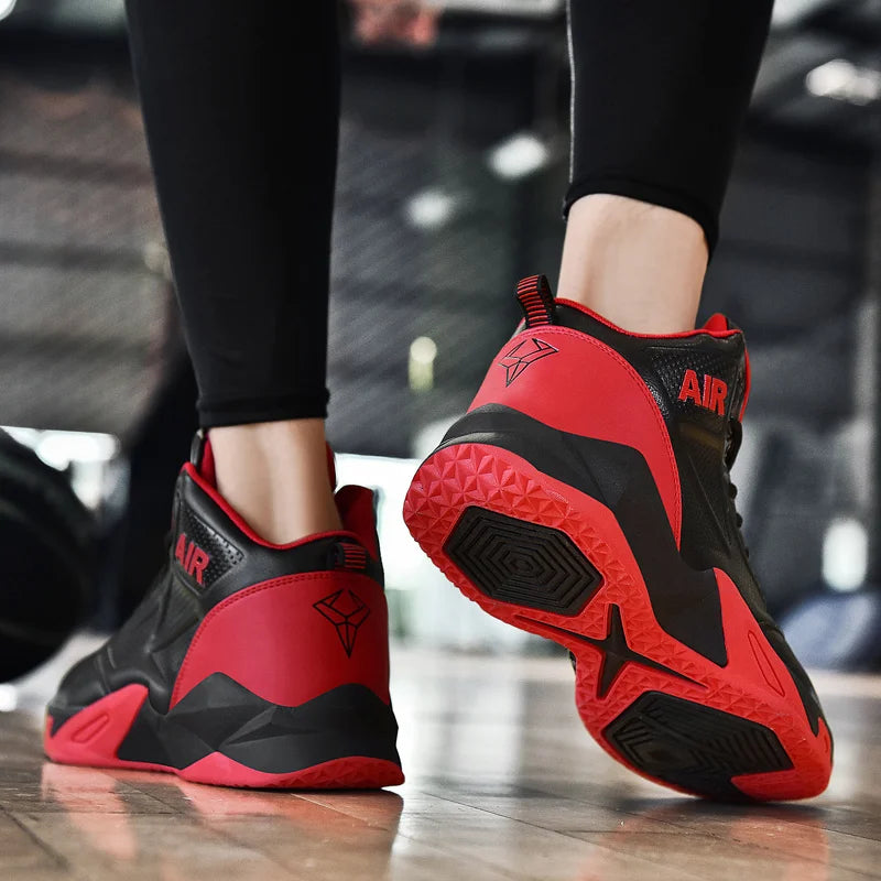 High-Top Athletic AIR Cushioned Basketball Shoes
