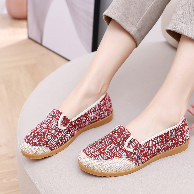 Women's Flat Ethnic Style