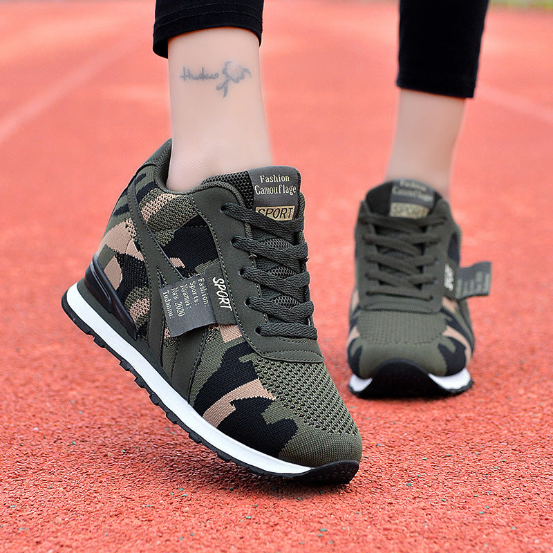 Wedge sneakers Camouflage