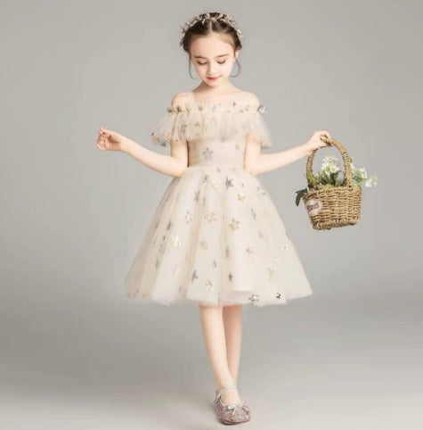 Puffy Flower Dress