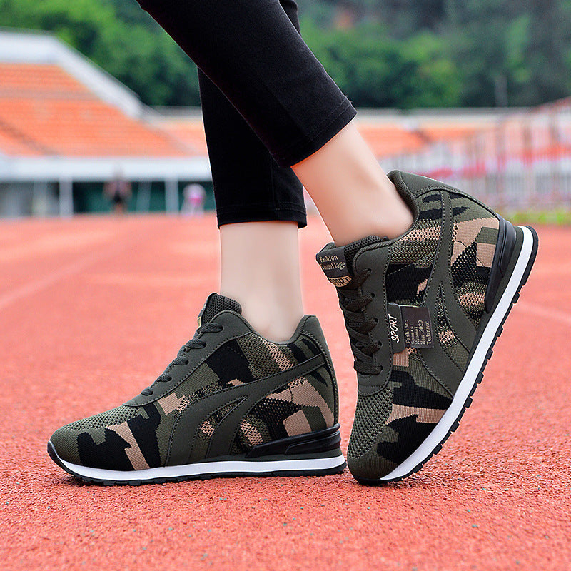 Wedge sneakers Camouflage