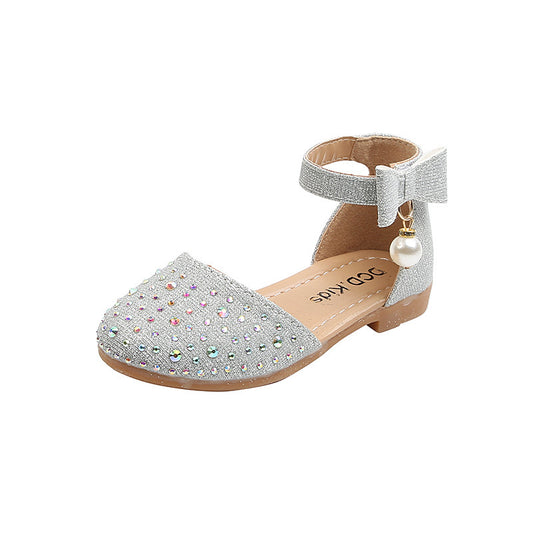 Girls' Ankle Strap Flats