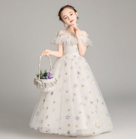 Puffy Flower Dress