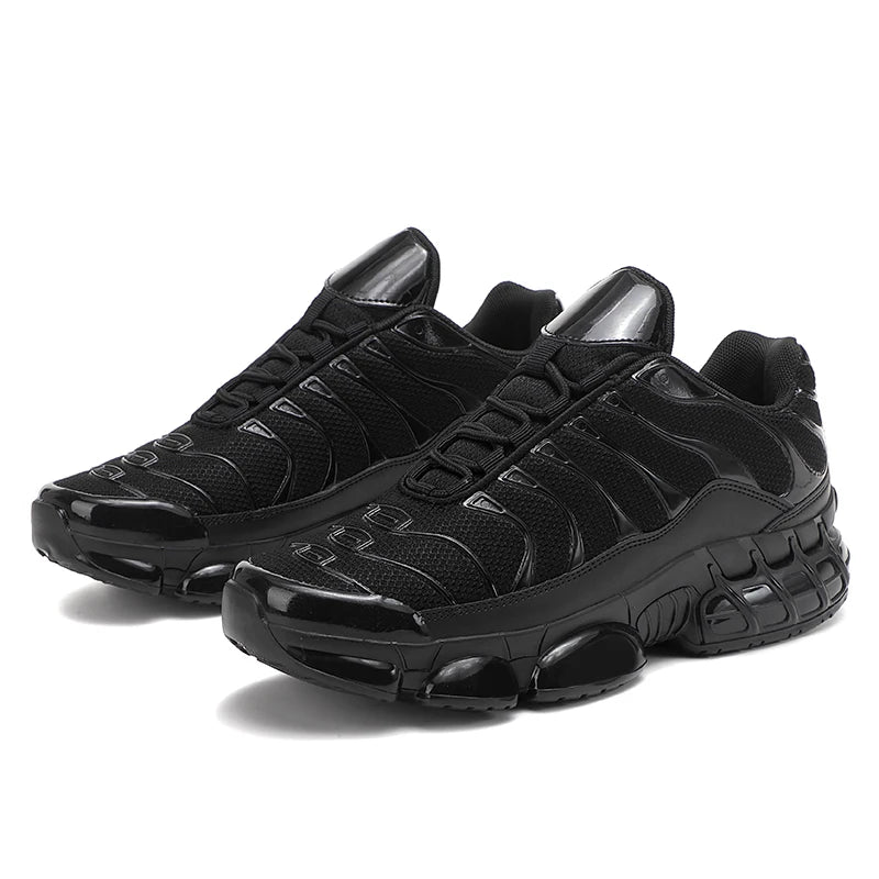 Black TN Plus Sneakers - Men's Running Shoes