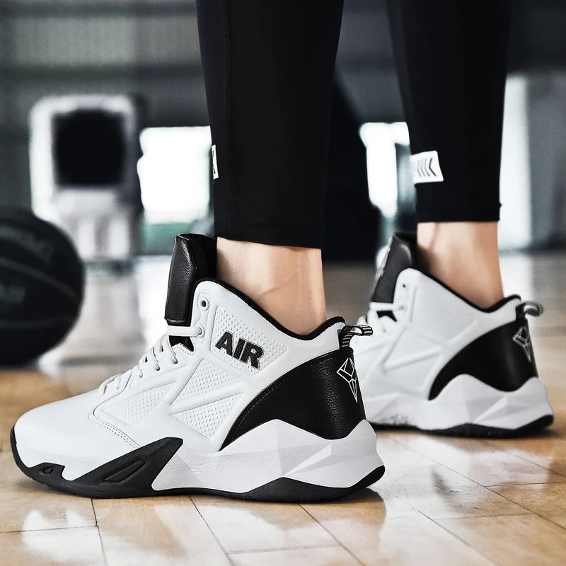 High-Top Athletic AIR Cushioned Basketball Shoes