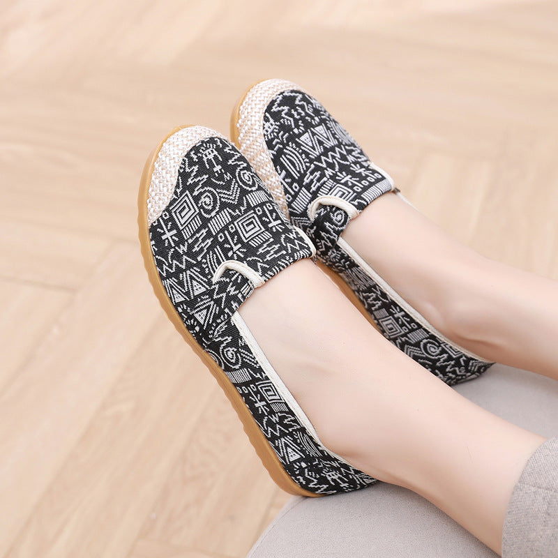 Women's Flat Ethnic Style