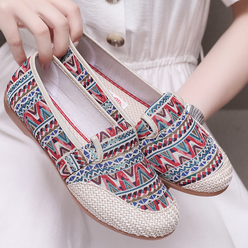 Women's Flat Ethnic Style