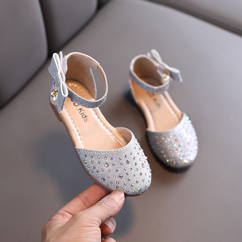 Girls' Ankle Strap Flats