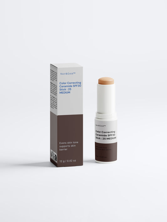 Noir&Gold™ Color Correcting Ceramide SPF30 Stick : 25 MEDIUM